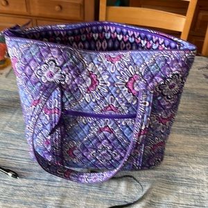 Vera Bradley Lilac Tapestry Large Tote